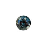 Natural green sapphire 1.12 carat round cut unheated Ceylon loose gemstone