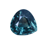 Natural green sapphire 1.20 carat pear cut Ceylon unheated loose gemstone