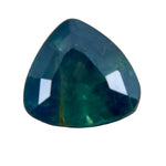 Natural green sapphire 0.98 carat trillion cut Madagascar loose gemstone
