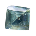 0.44 ct natural green sapphire, Madagascar origin, freeform 4.40 × 4.31 × 2.60 mm, I clarity, untreated