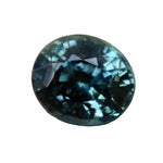 Natural green sapphire oval cut 0.45 carat loose gemstone from Madagascar