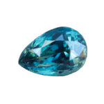 1.62ct Natural Green Sapphire Pear Cut Unheated Loose Gemstone