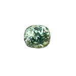Natural green sapphire 1.40 carat cushion cut Madagascar gemstone