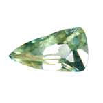 1.36ct Natural Green Sapphire | Trillion Cut | Unheated Madagascar Gemstone - Sapphire pal