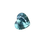 1.30ct natural green sapphire heart cut from Ceylon unheated loose gemstone