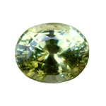 1.67ct natural green sapphire oval cut from Madagascar loose gemstone