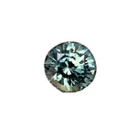 1.08 ct Natural Green Sapphire, Round Cut, unheated untreated, eye-clean – Sapphire Pal