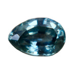 Natural green sapphire 0.91 carat pear cut loose gemstone from Madagascar
