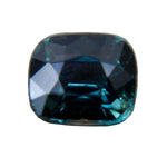 1.23 carat natural green sapphire cushion cut unheated Ceylon gemstone