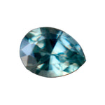 Natural Green Sapphire 0.50 Carat Pear Cut Madagascar β Sapphire Pal