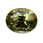 Natural green sapphire 1.20 carat oval cut Ceylon unheated loose gemstone 6.5x5.2mm