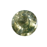 Natural Green Zircon – 1.22 Carat Round Cut from Ceylon - Sapphire pal