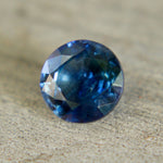 Natural Greenish Blue Sapphire – 0.93 Carat Round Cut | Unheated Madagascar Gemstone - Sapphirepal