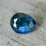 Natural Greenish Blue Sapphire – 1.03 Carat Pear Cut | Unheated Madagascar Gemstone - Sapphirepal