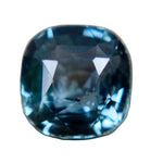 1.12 ct Natural Greenish Blue Sapphire, Cushion Cut, unheated, eye-clean (5.45×5.30×3.60 mm) – Sapphire Pal