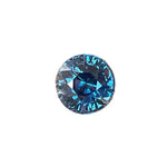 1.30ct natural greenish gray sapphire round cut, untreated eye clean loose gemstone