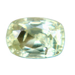 1.10 Carat Natural Lemon Sapphire β Cushion Cut Unheated Greenish Yellow Gemstone from Madagascar