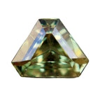 1.04ct Natural Greenish Yellow Sapphire β Barion Triangle Cut, Unheated, Eye Clean, from Ceylon