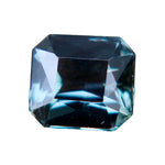 Natural Greyish Green Sapphire β 1.43 Carat Unheated Octagonal Emerald Cut Gemstone from Ceylon