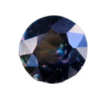 0.94 carat natural purple green sapphire round cut gemstone from Madagascar β unheated, eye clean, colour-shifting, ships from Australia via Sapphire Pal