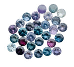 Natural Multi - Coloured Spinel Parcel β 30 Round Cut Stones - Sapphirepal