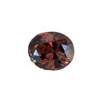Natural orangish brown sapphire oval cut 1 carat loose gemstone