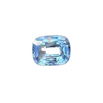 Natural pale blue sapphire 0.68 carat cushion cut loose gemstone from Ceylon