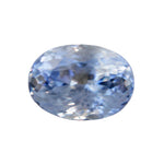 1.13ct Natural Pale Blue Sapphire – Oval Cut from Ceylon | Eye Clean Gemstone for Engagement Ring - Sapphire pal