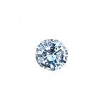 Natural Pale Blue Sapphire Round Cut 1.35 Carat from Ceylon, VS Clarity, No Heat Treatments
