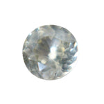 0.68 carat natural pale champagne sapphire round cut from Ceylon β unheated, VS clarity, untreated, ideal for engagement rings, ships from Australia via Sapphire Pal