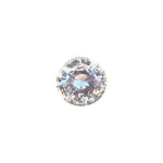 Natural pale pink sapphire 0.91ct round 5.90×5.90×3.78 mm, SI, unheated untreated Ceylon — Sapphire Pal