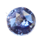 Natural pale purple sapphire 1.04ct round cut Ceylon loose gemstone