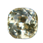 Natural Pale Yellow Ceylon Sapphire 3.18 ct Cushion Cut Loose Gemstone - Sapphirepal