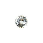 Natural pale yellow champagne sapphire 0.90 carat round cut unheated Ceylon