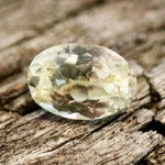 Natural Pale Yellow Sapphire – 0.77 Carat Oval Cut | Ceylon Origin - Sapphirepal