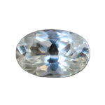 Natural pale yellow sapphire 1.12 carat oval cut loose gemstone from Ceylon