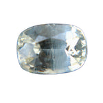 1.15ct natural pale yellow champagne sapphire cushion cut untreated Ceylon gemstone