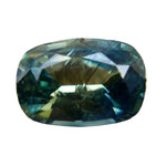 Natural Parti Sapphire – 1.06 Carat | Cushion Cut | Green Yellow Loose Gemstone - Sapphire pal