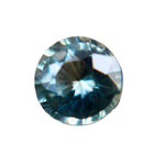 Natural Parti Sapphire 0.90 Carat Round Cut β Blue Green Unheated Gemstone from Ceylon | Sapphire Pal Australia