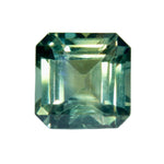 1.32 Carat Natural Parti Sapphire – Asscher Cut Green Yellow Unheated Gemstone from Ceylon – Sapphire Pal
