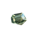 1.35ct Natural Parti Sapphire | Freeform Cut | Blue-Green Bi-Colour Sapphire | Madagascar - sapphire pal
