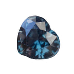 1.26 Carat Heart Cut Parti Sapphire – Natural Purple and Green Gemstone from Ceylon