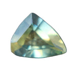 Natural Parti Sapphire 0.59ct β Trillion Cut Green and Yellow Untreated Gemstone from Madagascar | Sapphire Pal Australia