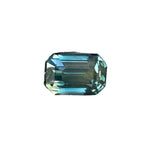 Natural Parti Sapphire 1.08 Carat Emerald Cut – Blue Green Unheated Loose Gemstone from Ceylon