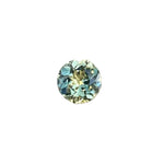 0.50ct natural parti sapphire round, untreated VVS Madagascar gemstone