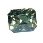 1.21 Carat Emerald Cut Natural Parti Sapphire β Green Yellow Unheated Ceylon Sapphire | Sapphire Pal