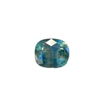 1.03ct cushion cut natural parti sapphire β vivid green and blue dual-tone, unheated, earth-mined in Madagascar, offered by Sapphire Pal Australia.
