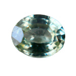 Natural green sapphire β 0.48 carat oval cut, fully transparent, vivid colour, unheated, ethically sourced from Madagascar.