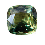 1.02 Carat Cushion Cut Natural Parti Sapphire β Green Yellow Ceylon Sapphire for Engagement Ring