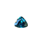 Natural Peacock Sapphire Trillion Cut 0.78 Carat from Madagascar β Untreated VVS Blue Green Gemstone